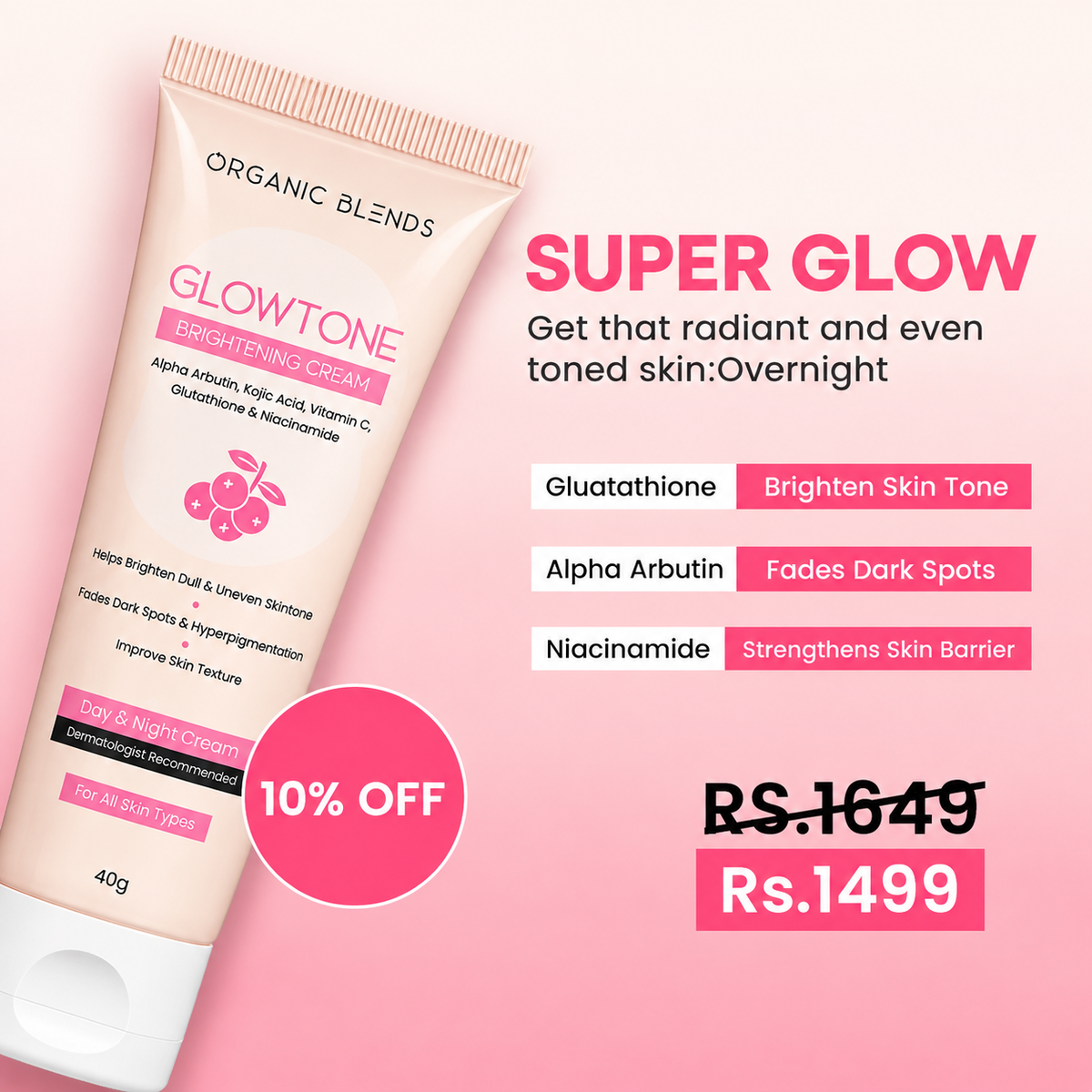 GlowTone Brightening Cream