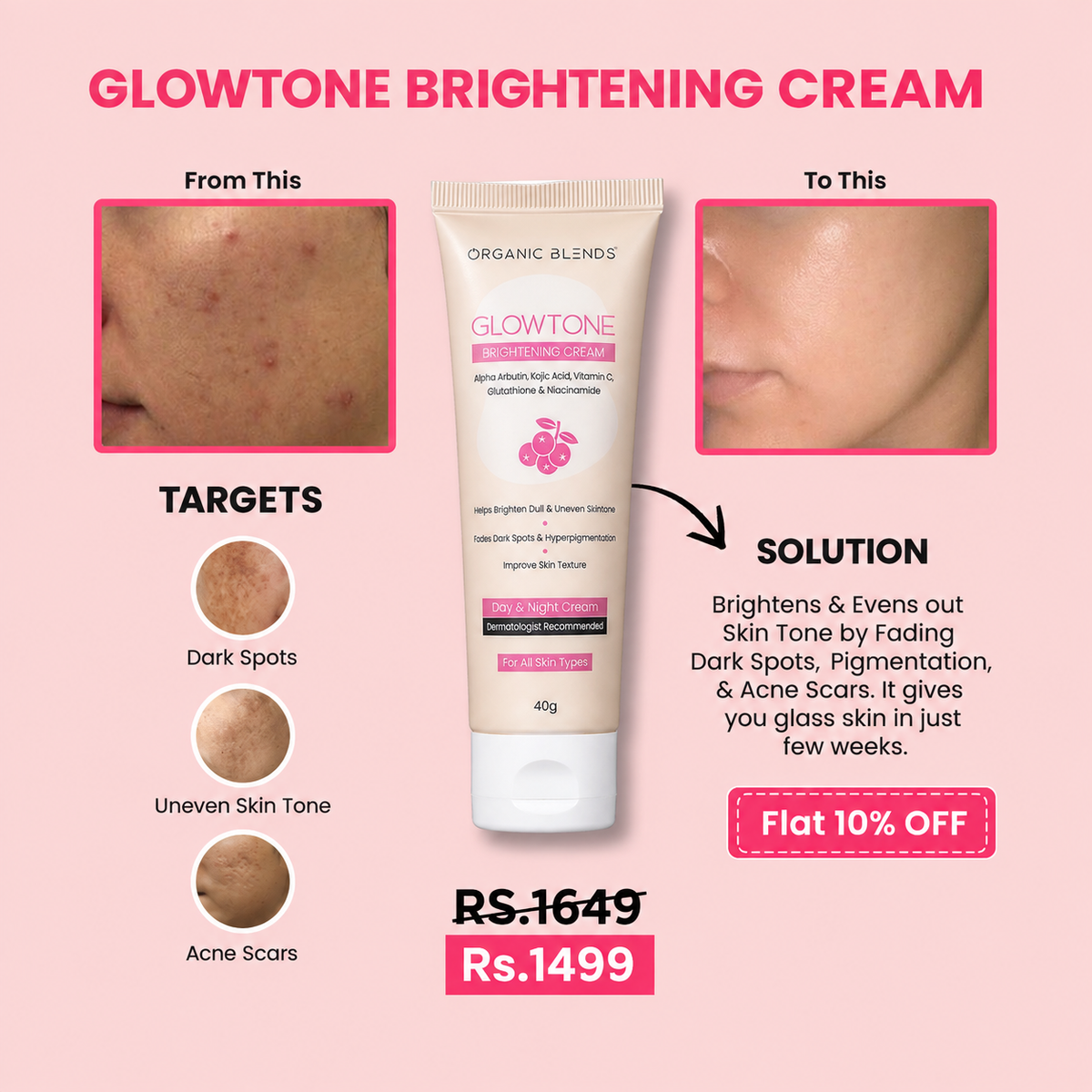 GlowTone Brightening Cream